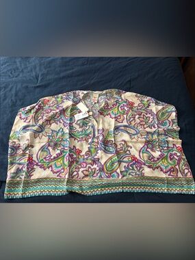 Johnny Was Aletika Pomcho - Paisley Embroidery S/M Color PMB MSRP$318